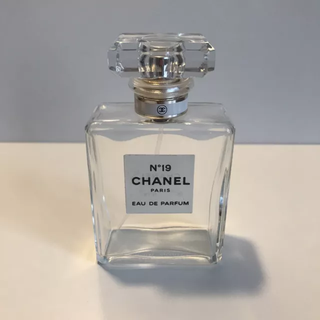 Chanel No.19 Eau De Toilette, EMPTY Vintage Perfume Bottle
