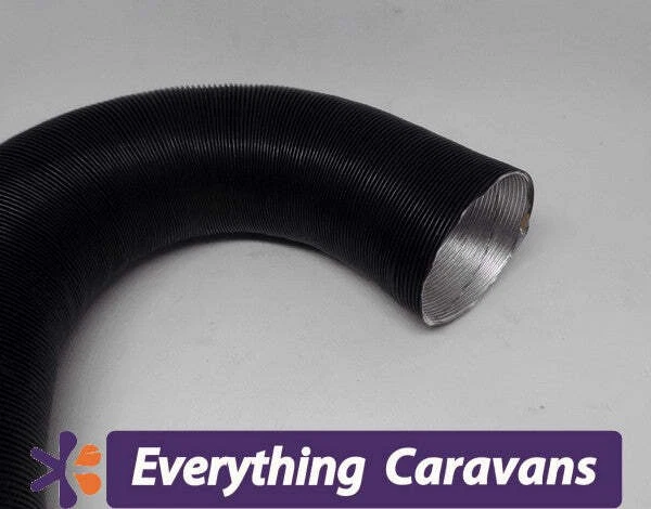 Eberspacher 75mm Heater Ducting Black - per metre