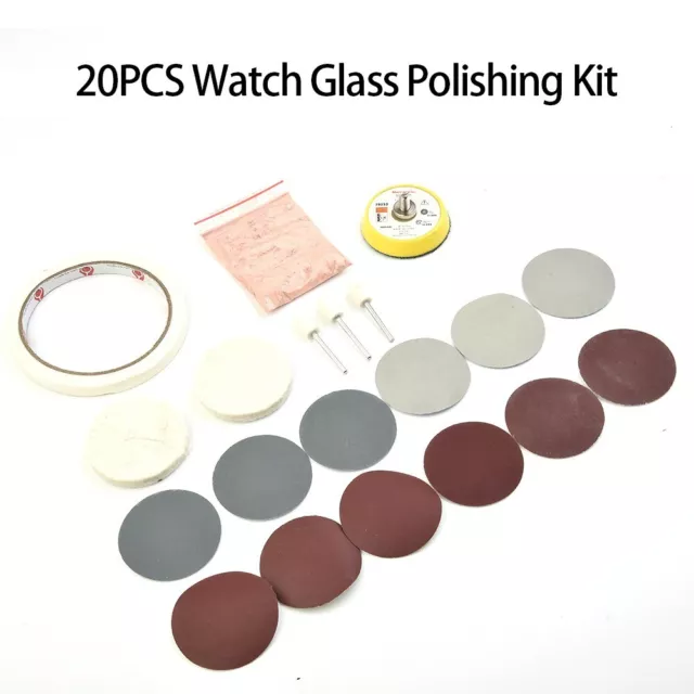 Watch Glass Scratch Remover, Polishing Kit: Acrylic, Glass, Sapphire  Crystal