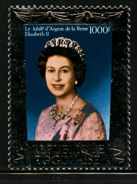 Togo 947A-947B (S/S), 1977 Silver Jubilee, Mnh (Tog014)