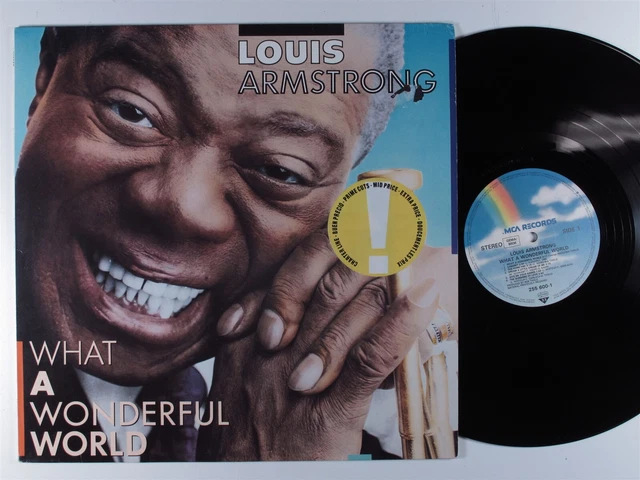 Louis Armstrong What A Wonderful World Deutsch picclick.ca