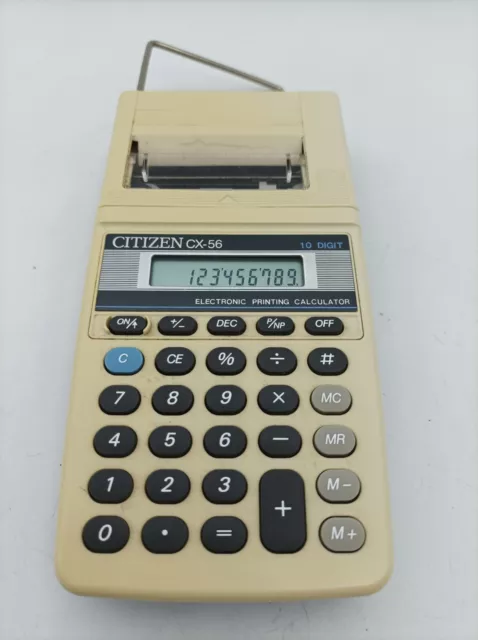 Vintage Citizen CX-56 Printing Calculator