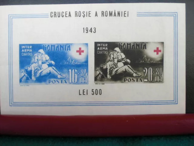 1943 Romania Scott# B 206 imper. MMH  lt 36