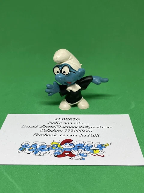 Puffi Smurfs Puffo Giudice Smurf Judge Varinate Toga Nera 20016