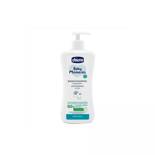 CHICCO Baby Moments - bath shampoo no tears 500 ml