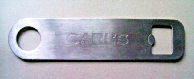 Bottle Opener Carl's Rectangle Mild Steel