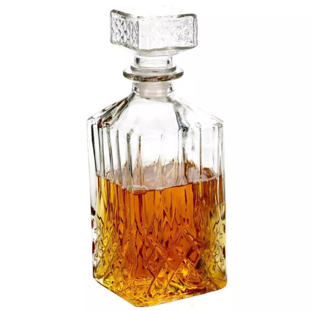 ORION Glaskaraffe DEKANTER Glasflasche für Whisky Cognac Brandy