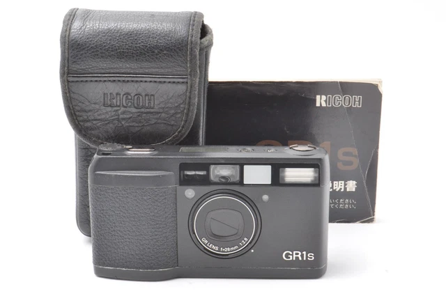 Ricoh GR1s Black Point & Shoot 35mm Film Camera Black F/S From JAPAN [Good] Read