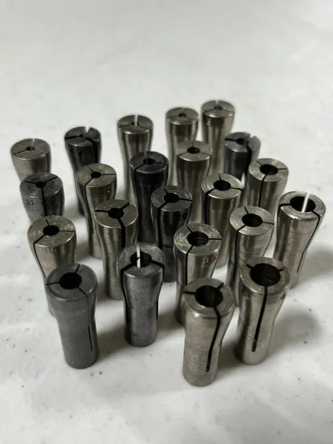 Commander Drill Head Cm-2 Collet Lot 22pc Rockwell Multi Spindle Machine Tap
