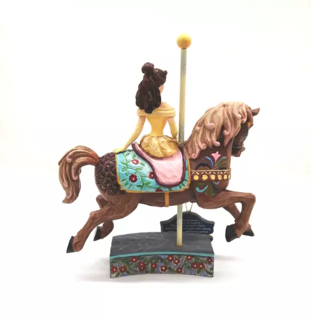 Beauty and the Beast 4011744 Disney Traditions Belle Riding a Carousel Horse