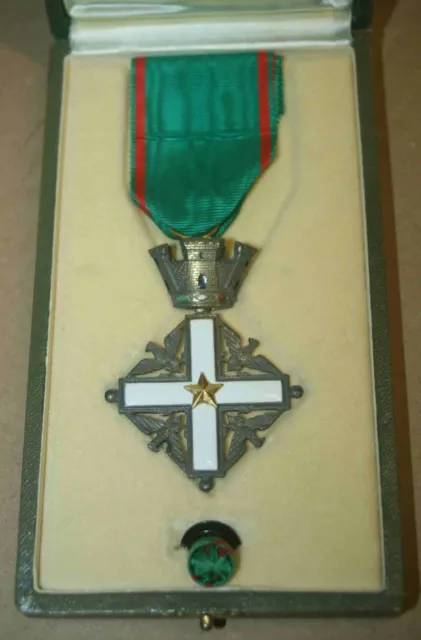 Italien-Verdienstorden der Republik - Ritterkreuz im Verleihungsetui