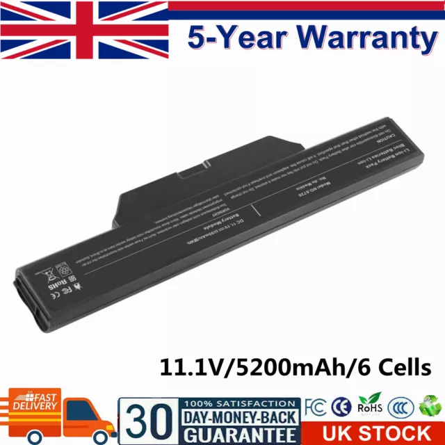 For HP Compaq 610 615 550 6720s 6730s 6735s 6820s Battery 491278-001 HSTNN-IB51