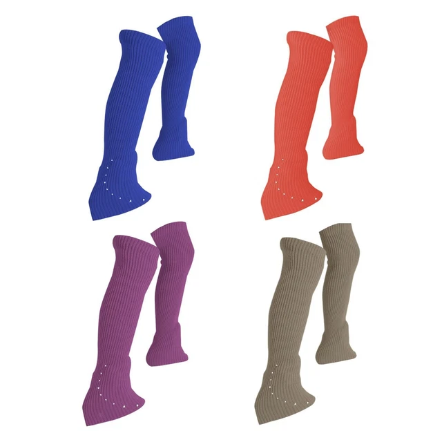 Jambières De Patinage Artistique Pour Femmes/filles - Chaussettes Longues Tricotées 50cm Pour Glace, Danse
