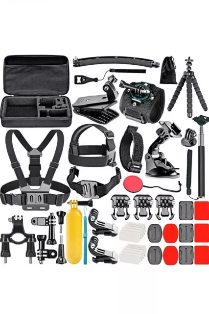 Neewer 50-In-1 Action Camera Accessory Kit, Compatible with GoPro...