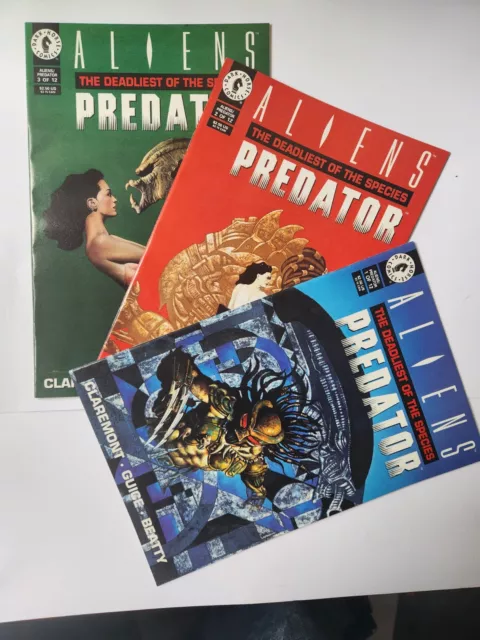 Aliens Predator Die tödlichste der Spezies #1-3 • Dark Horse 1993