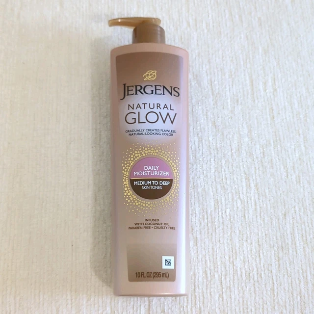 10 OZ JERGENS Natural Glow Daily Moisturizer Self Tanner Lotion Pump