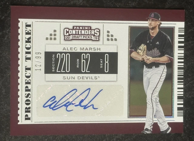 2019 Panini Contenders Draft Picks - Draft Ticket Autographs Prospect Ticket /99
