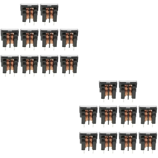 20 pcs Common Mode Inductor Filter Durable Inductor Filter UU9.8 Pitch 7x8mm