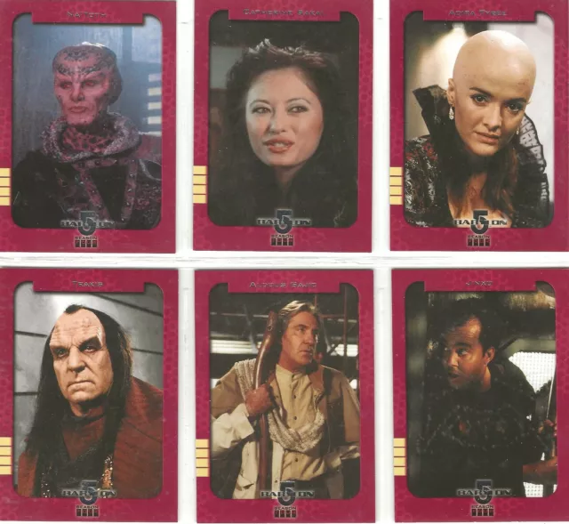 Babylon 5 Season 4 Retrospective Cards S1 To S12 Set Or Singles By Skybox