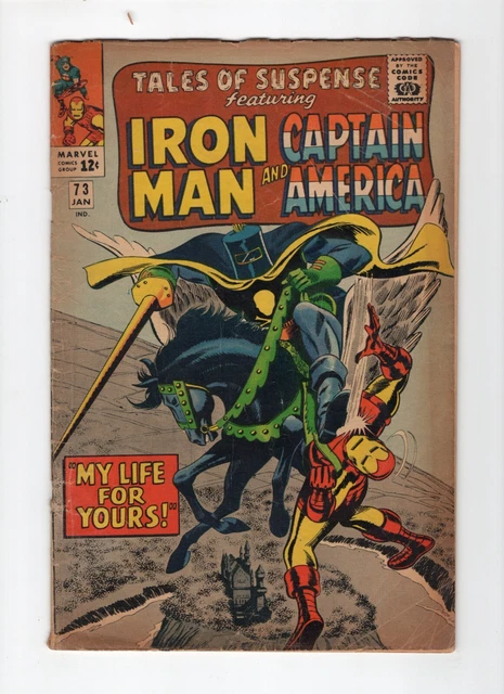 Tales of Suspense 73 Death Of Black Knight Marvel Comics 1966 Iron Man