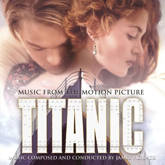 Titanic (Ost) - James Horner 25Th Anniv. 180G Silver & Black Marbled 2Lp (New) 2