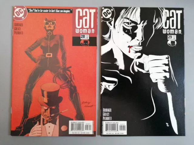 Collectable DC Comics Catwoman #28 #29 2004 Brubaker/ Gulacy/ Palmiotti