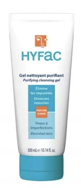 Hyfac Plus Gel Nettoyant CLEANSING GEL FOR OILY SKIN  300ml