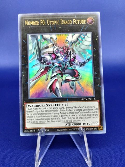 Yu-Gi-Oh! TCG Number F0: Utopic Draco Future King's Court KICO-EN013 1st Edition