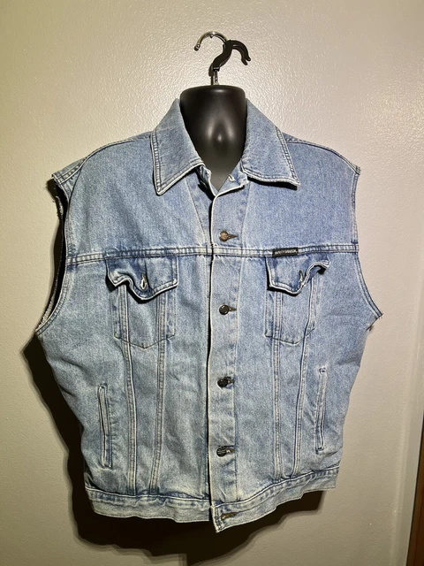 vintage harley davidson jean jacket
