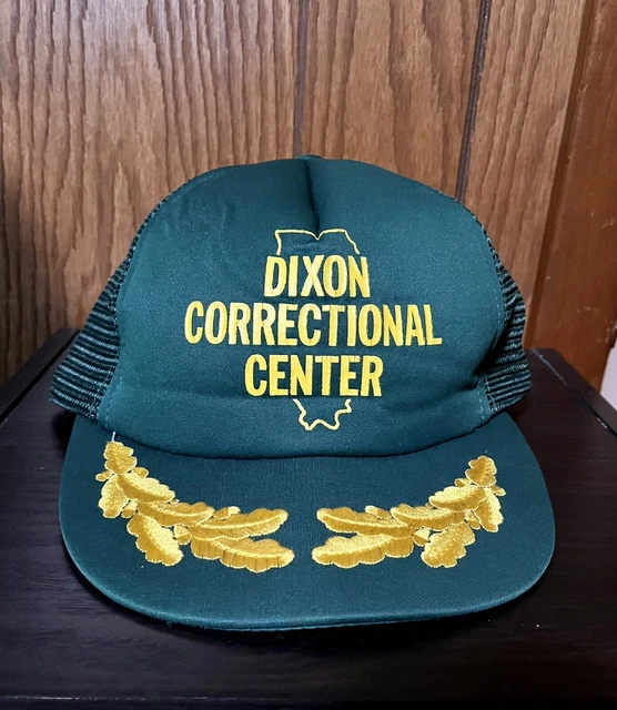 VINTAGE 70S 80S Dixon IL Correctional Center Prison SnapBack Trucker