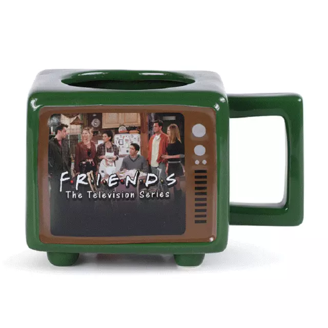 Amigos Retro TV Calor Cambio De 3D Taza Producto Oficial