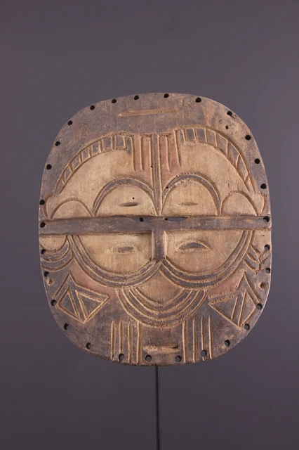 D382 - Masque Araignée Bété, Art Tribal Premier Ancien Africain, Rci