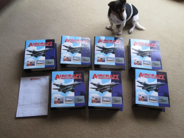 COMPLETE SET Aircraft of the World Binders 7 FULL SETS volumes 1-16 plus index