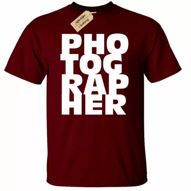 Mens Photographer Gift Tee Photography T-Shirt Camera