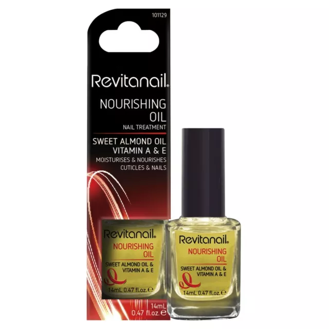 Revitanail Nourishing Oil 14mL Nail Treatment Moisturise Cuticle Nails 101129