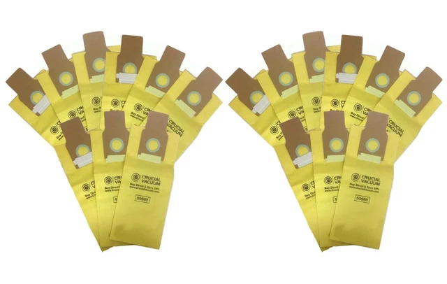 Think Crucial 18 Replacements Kenmore Paper Bags Part # 50688 20-5068 20-50681