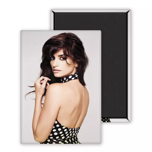 Penelope Cruz 2-Magnet Personnalisé 54x78mm Photo Frigo