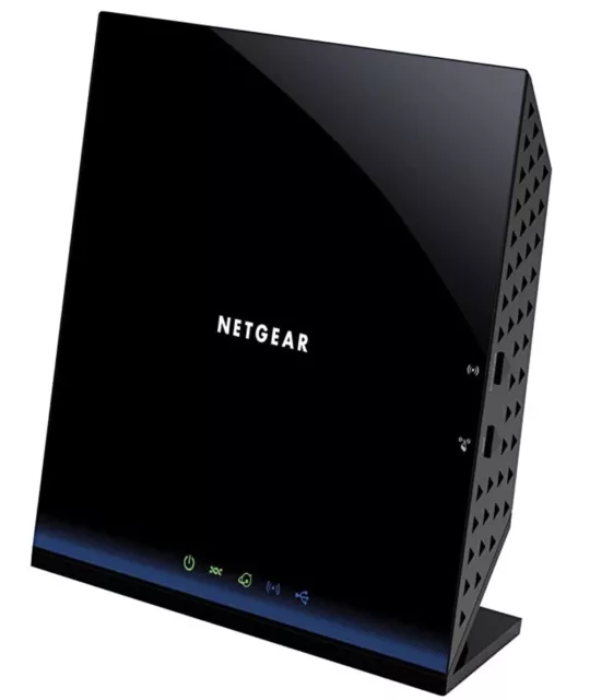 Netgear D6200-100PES AC1200 Mbps WiFi Modem Router, ADSL 2+, 4 Porte Gigabit