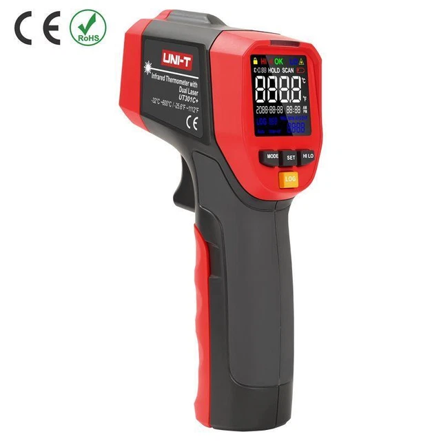 Uni-T Ut301c + Infrarot Thermometer