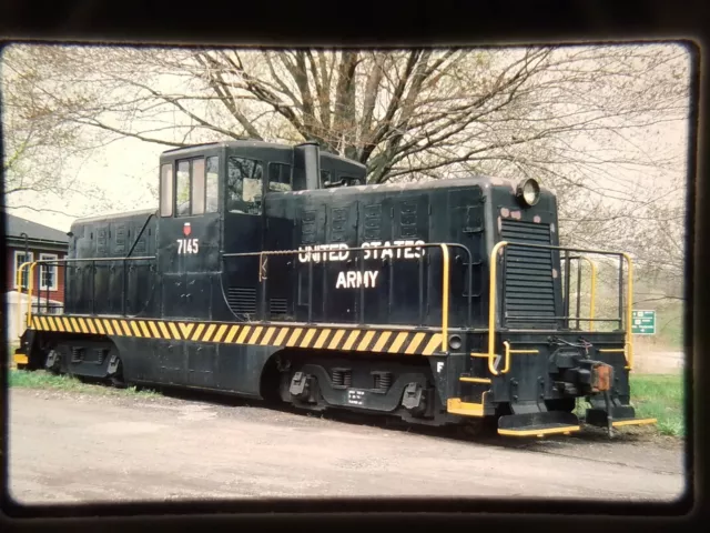 ZU16 TRAIN SLIDE Railroad Short Line US Army 7145 Valley RR Essex CT 1984
