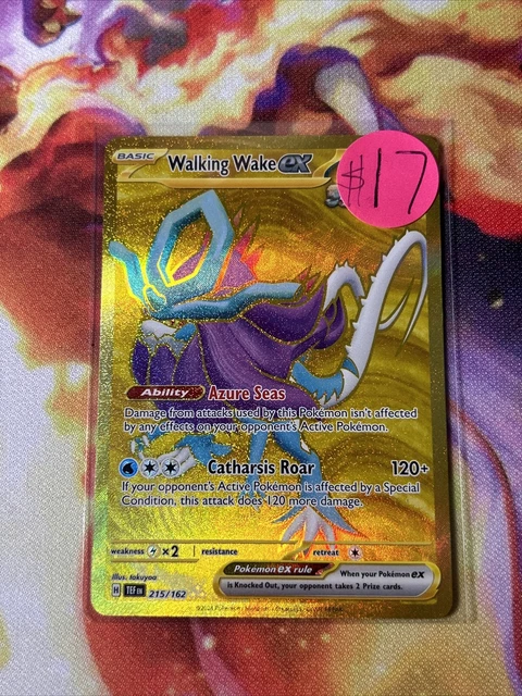 Carta Pokemon Eroeferreo EX Gold Full Art 261/182 Paradosso Temporale NUOVA