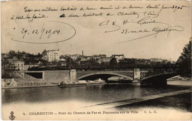 CPA AK Charenton Pont du Chemin de Fer, Panorama FRANCE (1282208)