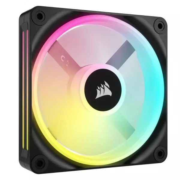 Corsair iCUE LINK QX120 RGB Series, Ventola PWM - 120mm, Nero