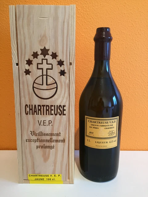 Chartreuse VEP Jaune 2021 1L Caisse Bois