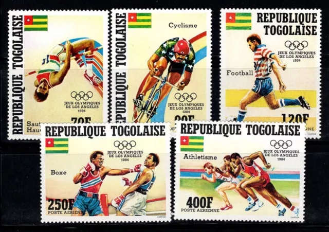 Togo 1984 Mi. 1746-1750 Postfrisch 100% Olympische Spiele