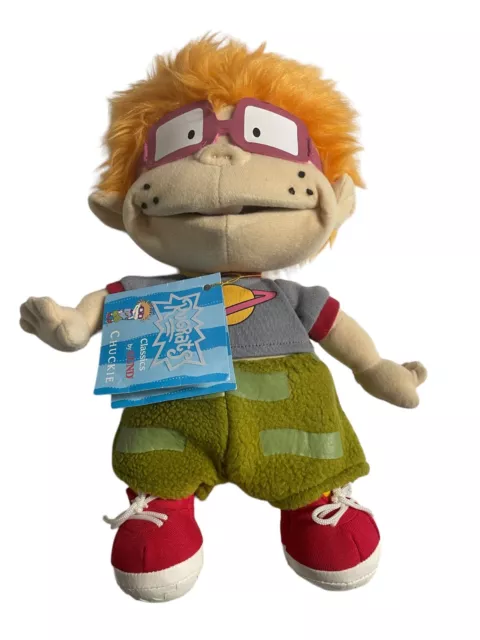 VINTAGE 2000 VIACOM RUGRATS Classics Chuckie Finster Plush Soft