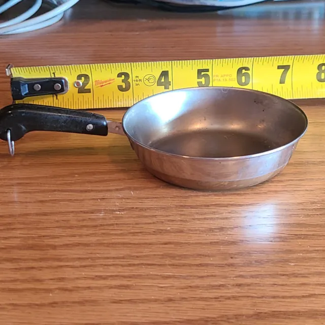Tiny Kids Toy Revere Ware Copper Bottom Frying Pan