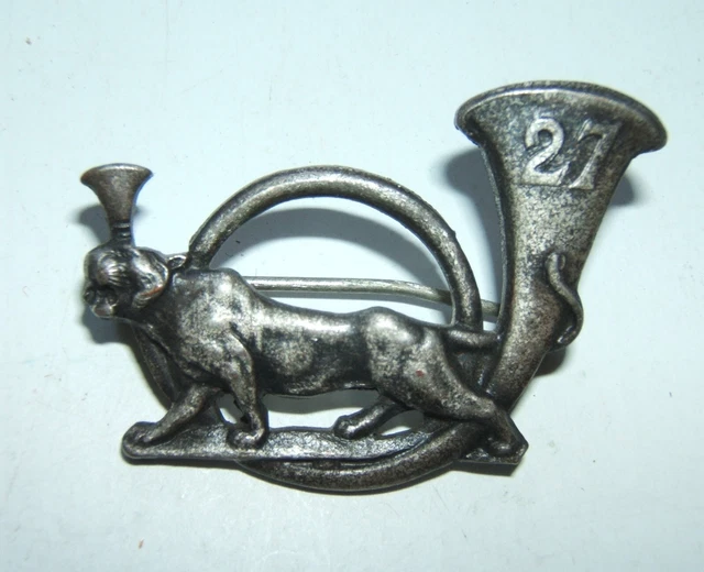 Insigne Chasseurs Alpins / à Pied - Prix De Tir WWI/WWII Bronze ORIGINAL 1914