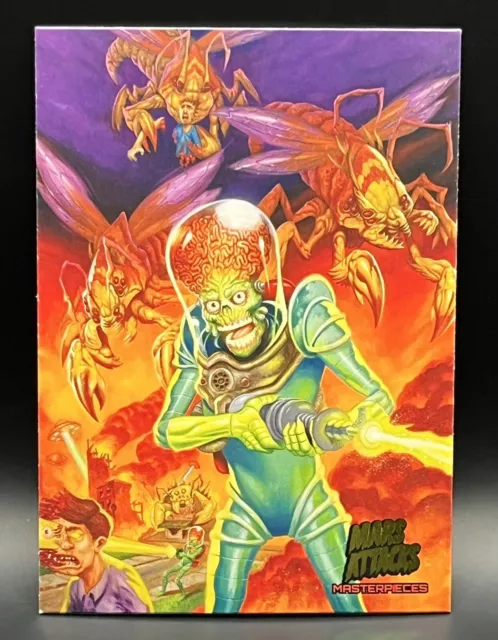 Mars Attacks Invasion Masterpieces Chase Card #4 Of 5 The Martian Topps 2013