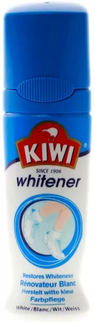 Kiwi Whitener Cleaner Sports Leather Canvas Shoe Trainer Boot 75ml